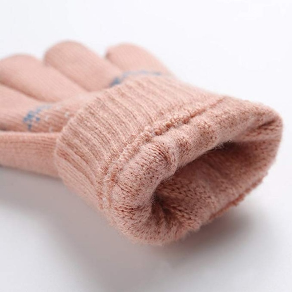 Women's Cartoon Deer Screen Touch Gloves Gloves - Picture 3 of 4